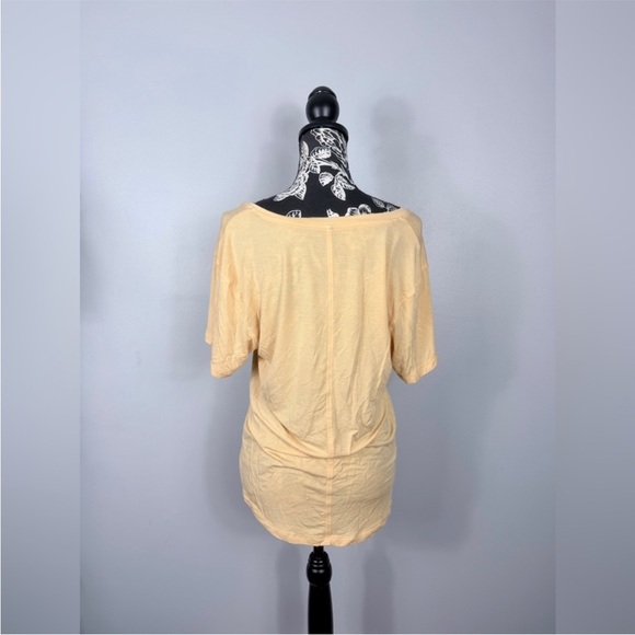 American Eagle orange sherbet loose fit v neck soft & sexy top size medium - Picture 6 of 11
